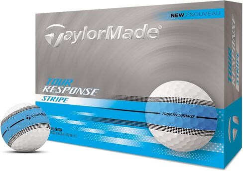 كرات الجولف TaylorMade Tour Response، محاذاة ClearPath محسنة 360 درجة، قلب ملفوف سريعًا للمسافة والشعور، عبوة من 12 قطعة in Kuwait