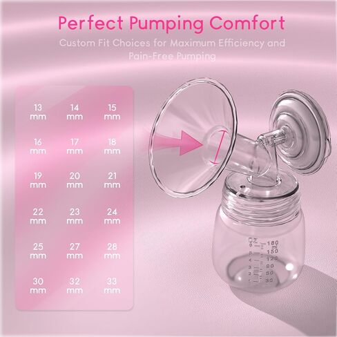Spectra Replacement Pump Parts for S1/S2/9 Plus/Synergy Gold, Not Original Accessories, Breast Pump Parts Include Spectra Flanges 21mm/Duckbill Valve/Backflow Protector/Tubing/Nipple Measure Ruler in Saudi Arabia