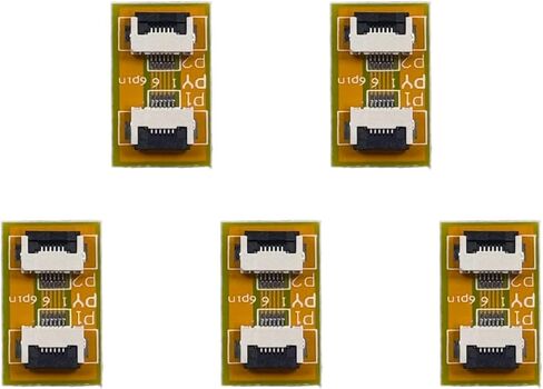 MTCELL 4 قطع 12 دبوس FFC FPC محول لوحة تمديد مع موصل 0.5 مم، درجة 0.5 مم للوحة زر عرض الكمبيوتر المحمول إلى اتصال اللوحة الرئيسية in Kuwait