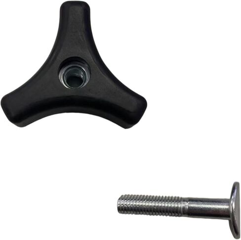 2 Pack Lawn Mower Handle Knobs Nut Bolt, Triangular Handle Fastening Screw Set Replacement Fits for Honda Lawn Mower or Other Lawn Machine Accessories Supplies in Kuwait