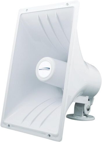 مكبر صوت PA مقاوم للطقس مقاس 6.5 بوصة من Speco - SPC-40RP، 40 وات، 120 ديسيبل، 8 أوم، أبيض، حديث متين، معدات صوتية in Kuwait