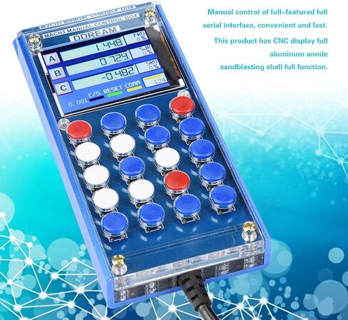 6 Axis Control Box Manual LCD Display CNC Serial Interface for Convenient Fast Operation in Kuwait