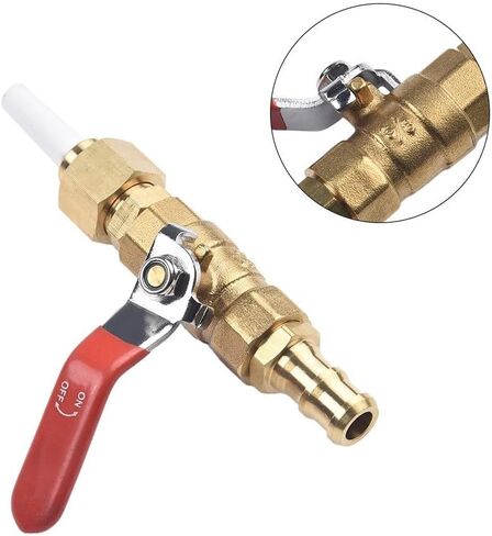 Brass Ball Valve Sandblaster Tool – 4 Alumina Nozzles (2.4–3.6mm) – For Rust Removal/Paint Stripping/Metal For Surface Treatment – Industrial Cleaning in Saudi Arabia