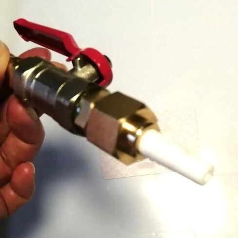 Brass Ball Valve Sandblaster Tool – 4 Alumina Nozzles (2.4–3.6mm) – For Rust Removal/Paint Stripping/Metal For Surface Treatment – Industrial Cleaning in Saudi Arabia