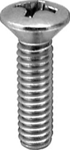 Clipsandfasteners M6-1.0 x 25mm Phillips Oval Head Zinc Plated Metric Machine Screws (50 Pack) in Kuwait