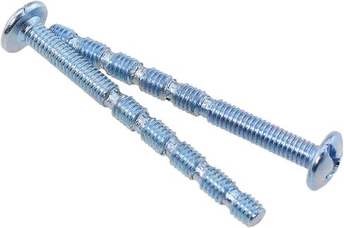 Heyous 90 قطعة M4x45mm آلة مشقوقة ملولبة من الفولاذ الكربوني برغي فصل الرأس مناسب لأدراج الخزانة والتخزين والمشروعات اليدوية in Kuwait