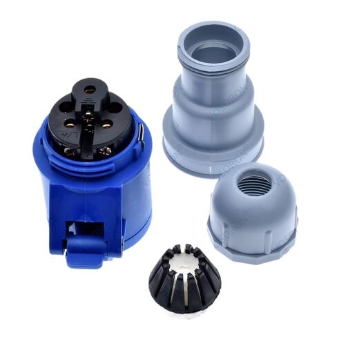 1 قطعة موصل مقبس الصناعية المقابس الكهربائية IP44 مقاوم للماء 3 المرحلة الطاقة 3Pin 16A 2P + PE 220 ‑ 250V in Saudi Arabia