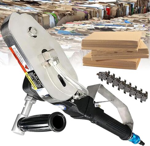 Pneumatic Cardboard Carton Box Waste Stripping Machine,2500rmp Trimming Tool with Alloy Steel Chain,Inlet Pressure 6-8 Kg (5mm) in Saudi Arabia