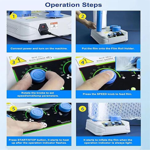 Fully Automatic Air Cushion Sealing Machine, Sealing Speed 10 Meters/Minute; Air Cushion Sealing Machine, for Transportation and Packaging Products in Kuwait