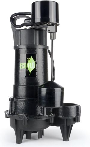 ECO-FLO PRODUCTS INCORPORATED ECD75V, 3/4 HP , Black in Kuwait