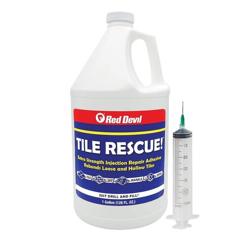 Injection Repair Adhesive - 2 Pack - 10.5 oz. Tubes - for Loose & Hollow Tile, Marble, Stone & Wood Floors. *for Best Results Use The Proven Power of a Caulk Gun* in Kuwait