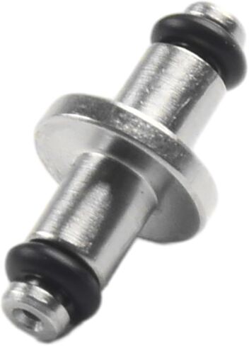 Scuba Diving High Pressure T-End Air Spool with O-Ring for SPG Swivel, Nickel-Plated Brass Leak-Proof Connector Compatible with Standard Gauge Hoses in Kuwait