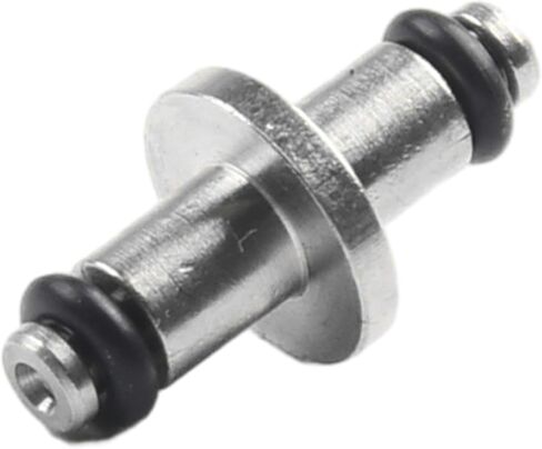 Scuba Diving High Pressure T-End Air Spool with O-Ring for SPG Swivel, Nickel-Plated Brass Leak-Proof Connector Compatible with Standard Gauge Hoses in Kuwait
