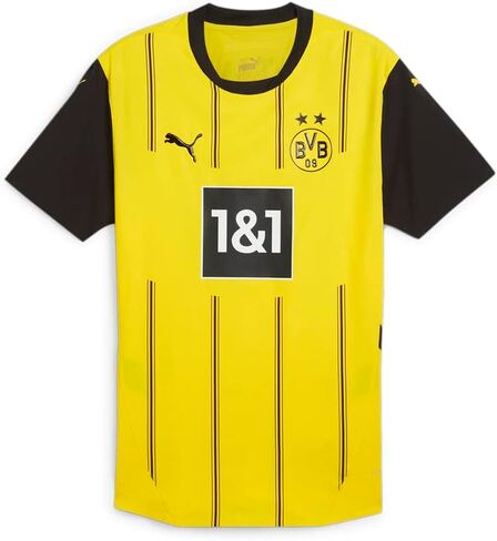 PUMA Mens BVB Home Crew Neck Short Sleeve Jersey Casual in Kuwait