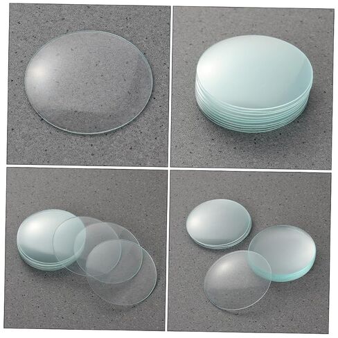 VALICLUD 10pcs Watch Glass Beaker Covers Laboratory Glassware Accessories High Chemical Durability Beaker Lid for Labs Schools Home Experiment Storage and Mixing in Kuwait