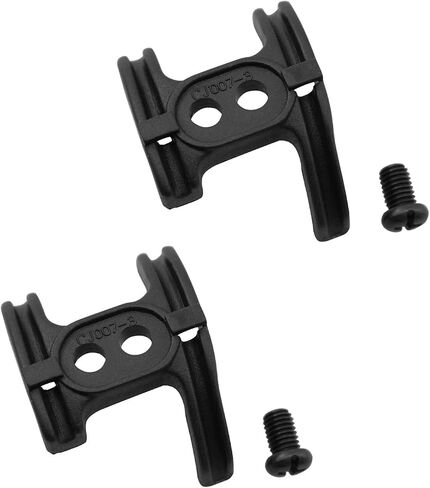 2PCS Bike Bottom Bracket Cable Guide Set, Anti-Friction Bicycle Cable Holder with Mounting Screws, Compatible with Most Mountain & Road Bikes (Black) in Kuwait