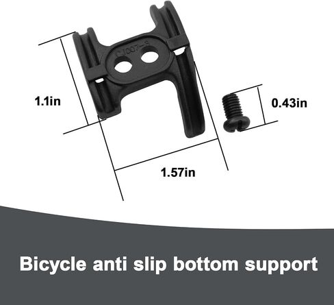2PCS Bike Bottom Bracket Cable Guide Set, Anti-Friction Bicycle Cable Holder with Mounting Screws, Compatible with Most Mountain & Road Bikes (Black) in Kuwait