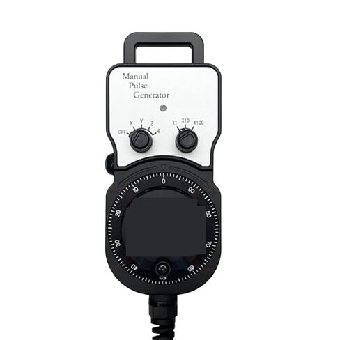 MPG Handwheel Handy Pendant Pulser Manual Pulse Generator with Emergency Stop and Enable Button H P-L01-2D PL3-500-C00E | For FANUC,5 Axis in Kuwait