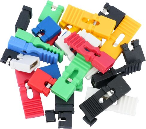 300Pcs 2.54mm 2.0mm 1.27mm Jumper Caps Kit | Compatible with Arduino Raspberry Pi PCB in Kuwait