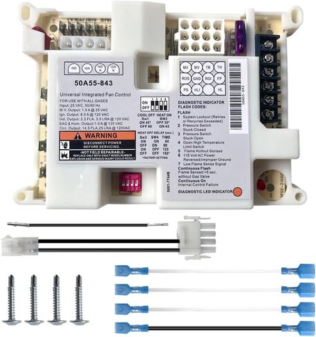 استبدال لوحة التحكم بالإشعال لـ White Rodgers 846 50A50-405 50A55-843، لوحة تحكم الفرن لفرن تسخين الغاز in Kuwait