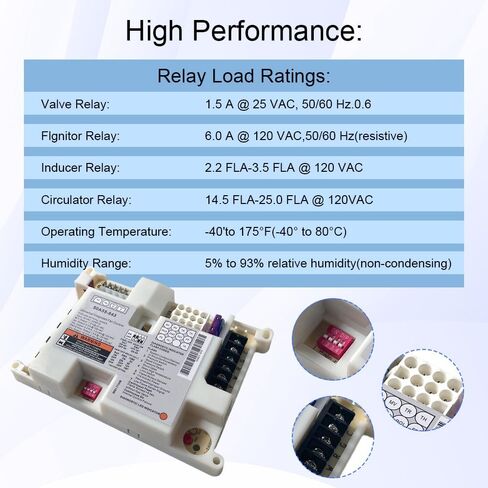 استبدال لوحة التحكم بالإشعال لـ White Rodgers 846 50A50-405 50A55-843، لوحة تحكم الفرن لفرن تسخين الغاز in Kuwait
