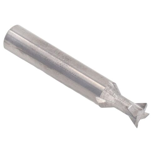 Fafeicy Dovetail Router Bit Carbide 4 Flute Milling Cutter 10mm عرقوب 45 درجة 60 مم طول لمعالجة حفر النجارة لمستخدمي جهاز التوجيه (10 × 45 درجة × 60 لتر) in Kuwait