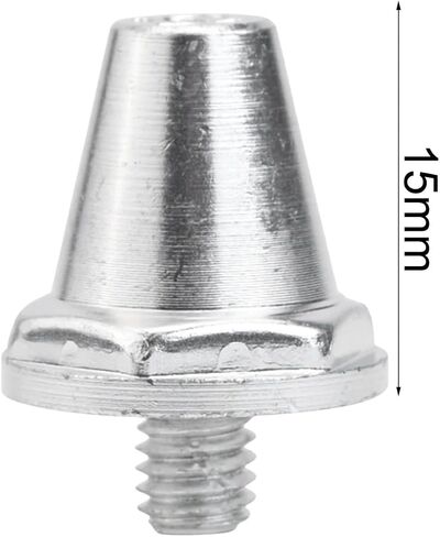 12Pcs Football Studs Spikes Aluminum Alloy Replacement Non-Slip Boot Studs For Rugby Soccer Cleats(15mm) in Saudi Arabia