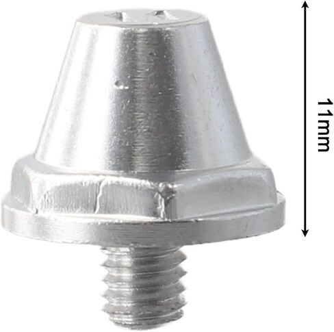 12Pcs Football Studs Spikes Aluminum Alloy Replacement Non-Slip Boot Studs For Rugby Soccer Cleats(11mm) in Saudi Arabia