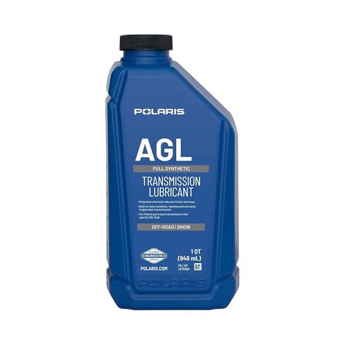 Polaris AGL Full Synthetic Automatic Gearcase Lubricant and Transmission Fluid for Off Road Vehicles With 4 Stroke Engine, 1 Quart, Qty 1, for ATV UTV SxS Maintenance - 2878068 in Kuwait