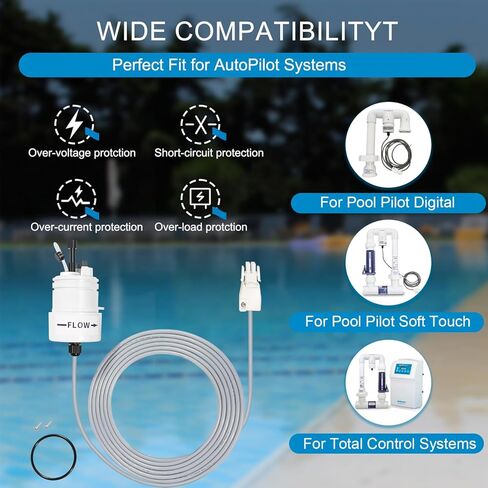 APA0003 استبدال المستشعر الثلاثي للطيار الآلي المتوافق مع نظام Pool Pilot الرقمي، لمسة ناعمة وأنظمة التحكم الكاملة لمستوى الملح ومستشعر درجة حرارة الماء in Kuwait