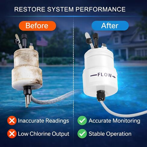 APA0003 استبدال المستشعر الثلاثي للطيار الآلي المتوافق مع نظام Pool Pilot الرقمي، لمسة ناعمة وأنظمة التحكم الكاملة لمستوى الملح ومستشعر درجة حرارة الماء in Kuwait