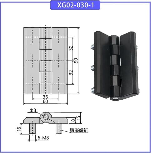 Concealed Embedded Hinge Zinc Alloy Long Rotary 1Pcs in Kuwait