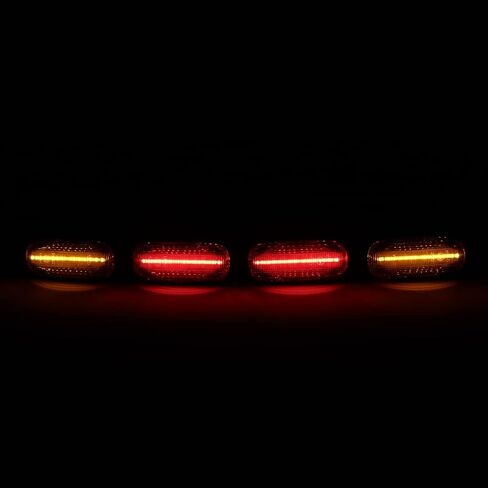 Fits 2003-2009 Rear Clear Lens LED Side Marker Lights Turn Signal Lamps 4PC in Saudi Arabia