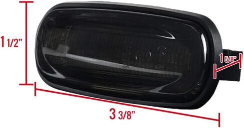Fits 2003-2009 Rear Clear Lens LED Side Marker Lights Turn Signal Lamps 4PC in Saudi Arabia