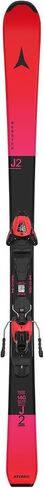 ATOMIC REDSTER J2 (130-150 cm) + L 6 GW Re Ski Set Red Tension/Black provides fun and safety for young skiers. With integrated ski bindings for fast progress. in Kuwait
