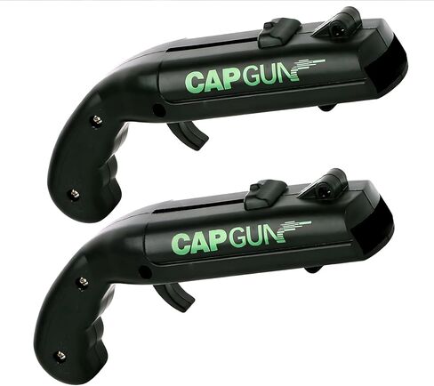 Black Cap Gun Bottle Opener with Shooting Fun, Creative Novelty Gadget, Perfect Holiday Gift for World Cup Watch Parties, Barbecues, Swimming，Camping and Gatherings in Kuwait