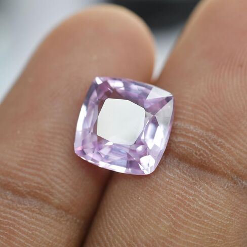 Square Cushion 5.15 Ct NATURAL Padparadscha SAPPHIRE Loose Gemstone CERTIFIED in Kuwait