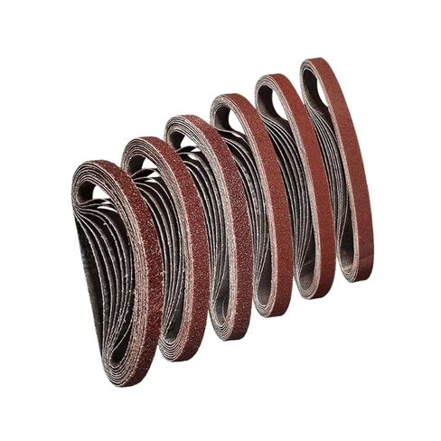 120pcs Sanding Belts Set Power Suit for Air Belt Sander 10x330mm Abrasive Grit 60/80/120 Polishing Sandpapers for Woodworking in Kuwait