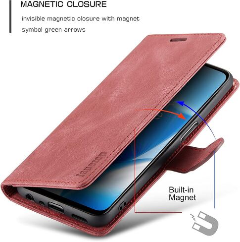 حافظة محفظة japezop OnePlus Nord N10 5G مع [RFID Blocking] حامل بطاقات بمسند مغناطيسي، حافظة جلدية قابلة للطي لهاتف OnePlus Nord N10 5G 6.49 بوصة (أسود) in Kuwait