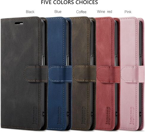حافظة محفظة japezop OnePlus Nord N10 5G مع [RFID Blocking] حامل بطاقات بمسند مغناطيسي، حافظة جلدية قابلة للطي لهاتف OnePlus Nord N10 5G 6.49 بوصة (أسود) in Kuwait