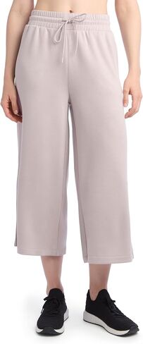 Danskin Women's Luxe Gaucho Wide Leg Lounge Pants with Pockets in Kuwait