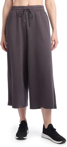 Danskin Women's Luxe Gaucho Wide Leg Lounge Pants with Pockets in Kuwait