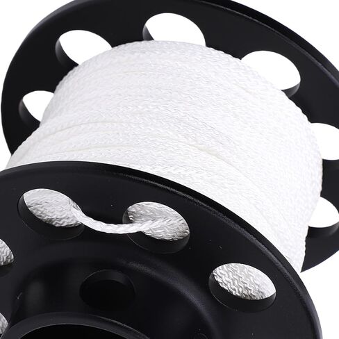 Gavigain Diving Line Reel Stainless Steel 30m Wire Double Hook Scuba Underwater Reel Portable Lightweight Gift Idea Technical Recreational Diving in Kuwait