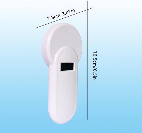 Bewinner Rechargeable Pet Microchip Reader, Portable Animal Chip Scanner with Low Frequency Dual Band, USB Connectivity, Handheld ID Tag Reader for Dog Cat Information Management in Kuwait