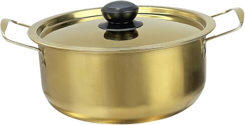 Korea Ramen Pot Seafood Cooker Versatile Kitchen Cookware Household Instant Noodles Pot Ramyun Cooker for Hiking Picnic Pasta, 18cm in Kuwait
