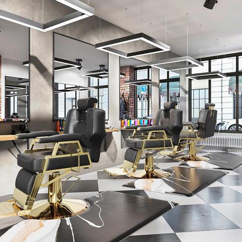 OmySalon Salon Mat for Hair Stylist Anti Fatigue, 3 ft. x 5 ft. Comfort Barber Floor Mat with Round Cutout, Hairdresser Standing Matt, Anti-Slip Easy Cleaning in Kuwait
