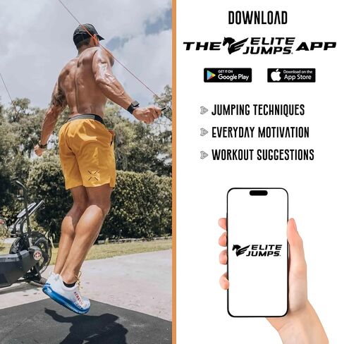 النخبة يقفز Muay Thai + حزمة حصيرة | حبل القفز المرجح 1.2 رطل + حصيرة حبل القفز غير القابلة للانزلاق | مجموعة تدريب الحبال الثقيلة للمواي تاي والفنون القتالية المختلطة وHIIT واللياقة البدنية | تحسين القبضة والقدرة على التحمل وحماية الأرضيات in Kuwait