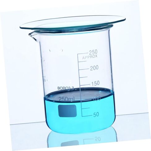 8pcs Glass Beaker Cover Watch Glass for Laboratory Use High Transparency Covers with Smooth Edges for Sample Protection and Contamination Prevention in Kuwait
