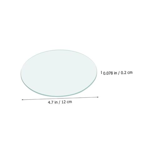 10pcs Transparent Glass Watch Glasses Laboratory Beakers Covers Borosilicate Flat Lids for Chemistry Experiments Science Classroom Testing in Saudi Arabia