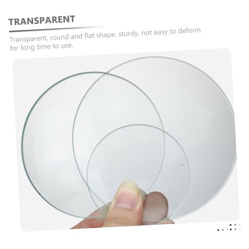10pcs Transparent Glass Watch Glasses Laboratory Beakers Covers Borosilicate Flat Lids for Chemistry Experiments Science Classroom Testing in Saudi Arabia